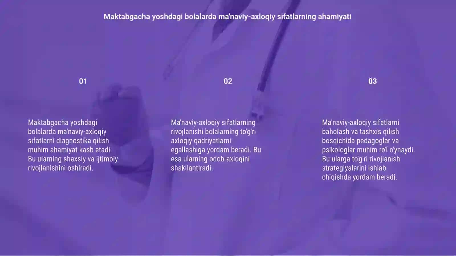 Maktabgacha yoshdagi bolalarni ma'naviy-axloqiy sifatlarini diagnostika qilish 3