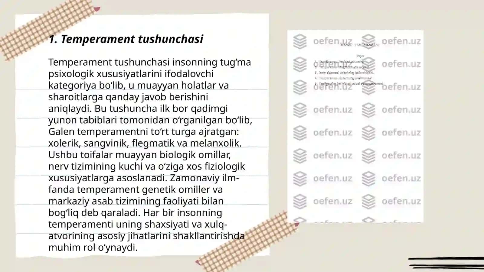 Temperament va uning nazariyalari 3