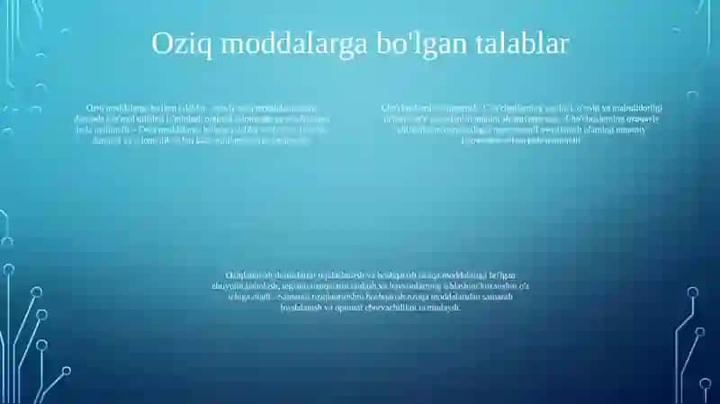 Oziqlantirish 3