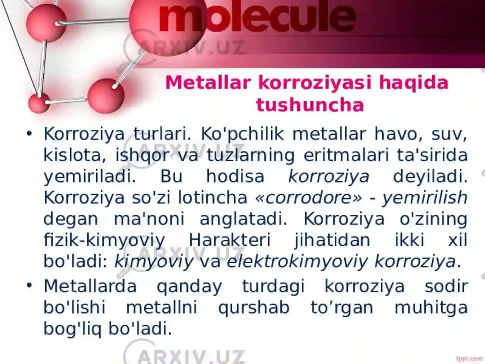 Metallar karroziyasi 3