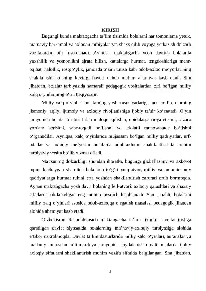 Milliy xalq o‘yinlari asosida bolalarda odob-axloqni o‘rgatish 3