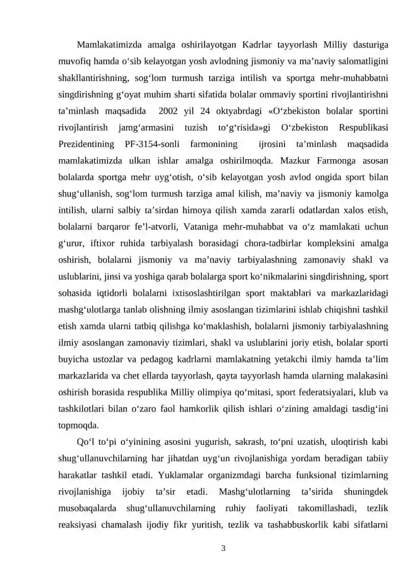 Qo'l to'pi sport turi o'yin texnikasini o'rgatish 3