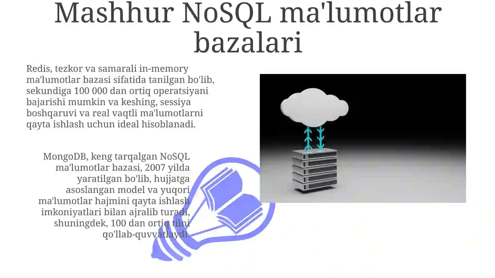 NoSQL MA‘LUMOTLAR BAZASI 3