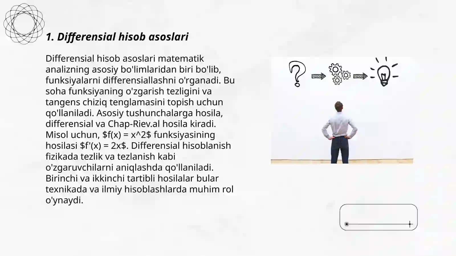 Iqtisodiy mazmunli ekstremal masalalarni yechishda differensial hisob usullari 3