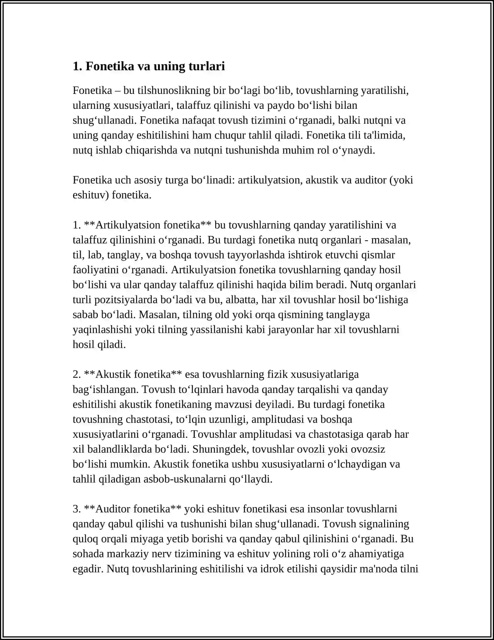 TURLI TILLARDA FONETIK HODISALAR 3