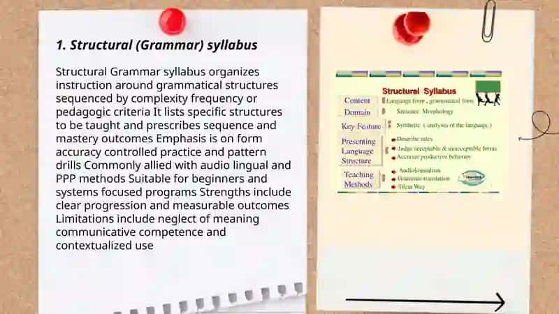 Structural Grammar syllabus 3