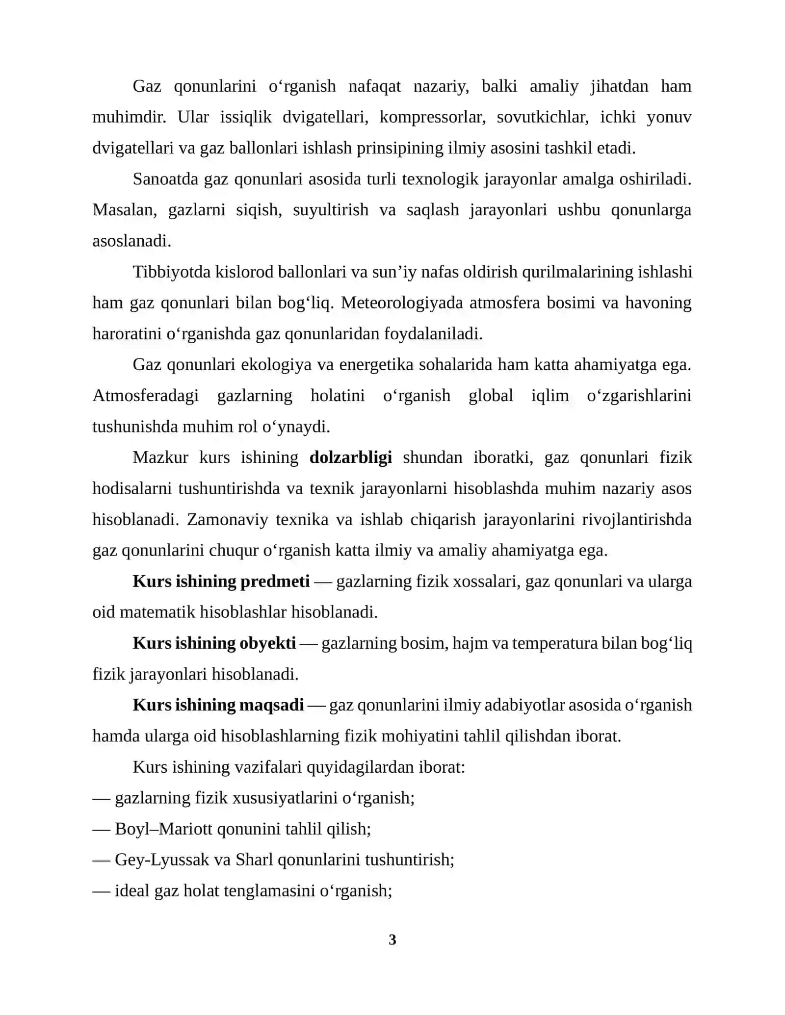 GAZ QONUNLARI VA ULARGA OID HISOBLASHLAR 3