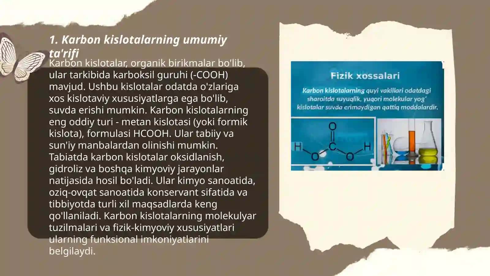 Karbon kislotalar va ularning xossalari 3