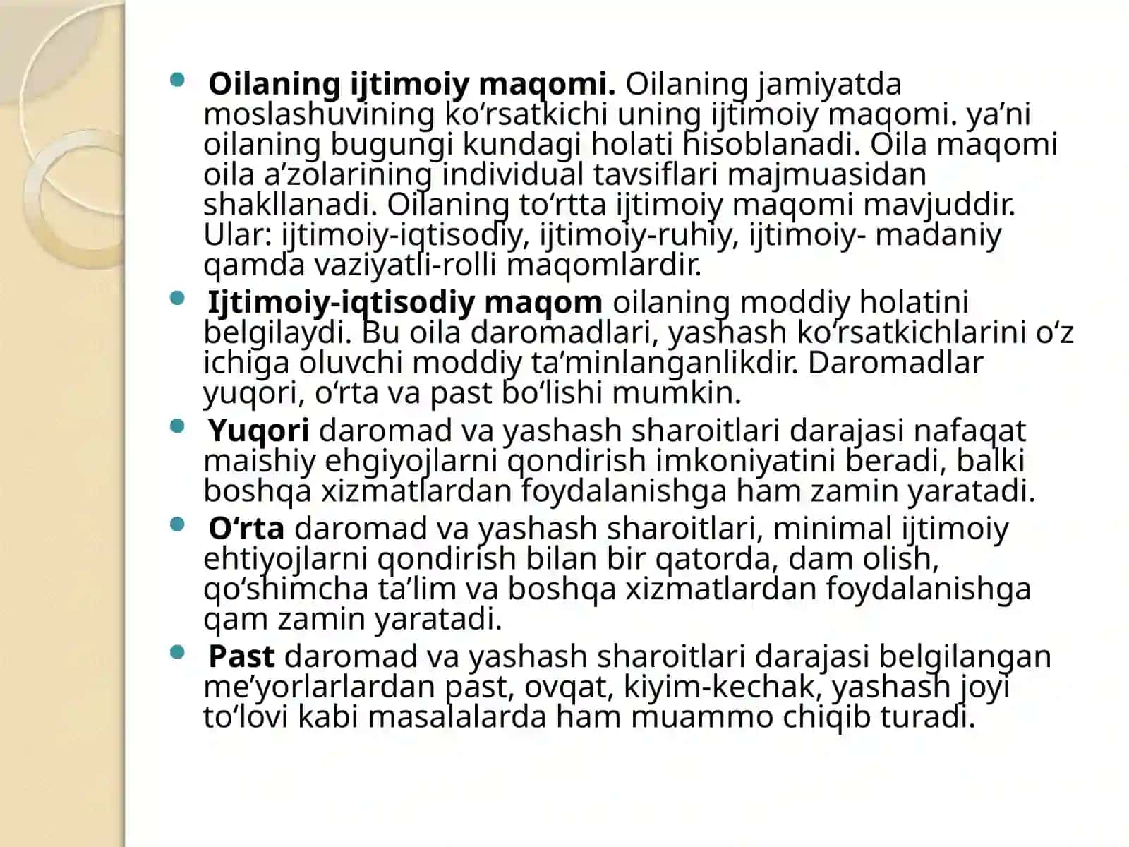 oilada bola shaxsining ijtimoilashuvi 3