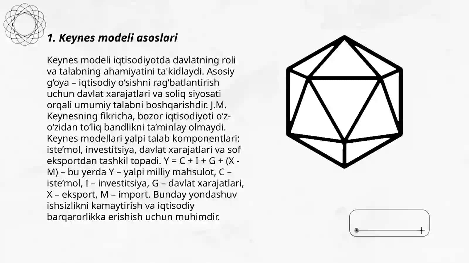 Keynes modeli asoslari 3