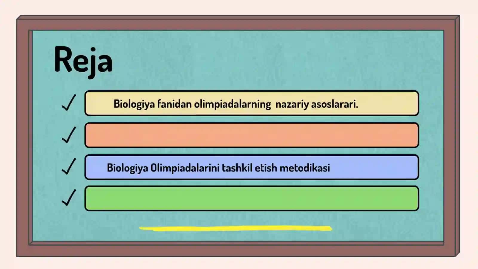 Biologiya Olimpiadalarni Tashkil Etish 3