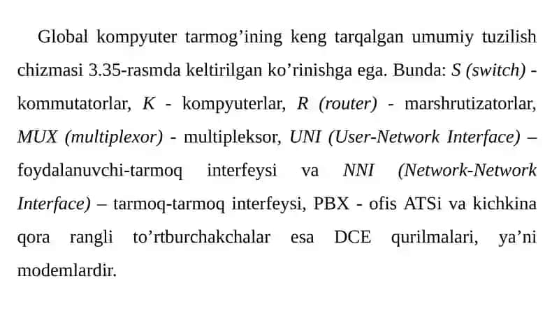 Globa kompyuter tarmoqlari 3