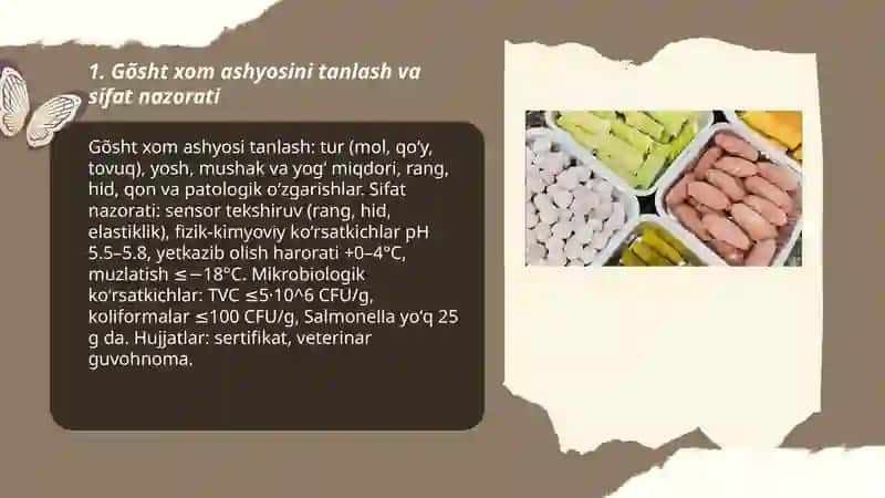 Gõshtli yarim tayyor maxsulotlar tayyorlash texnalogiyasi 3