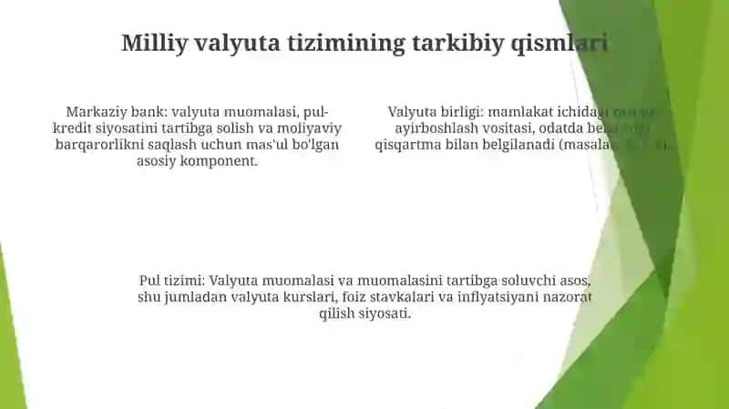 Milliy Valyuta Tizimi 3