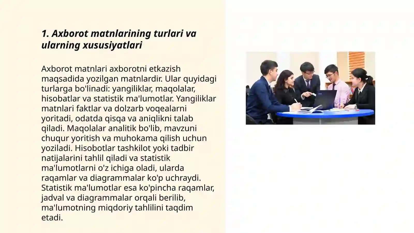 Axborot matnlar bilan ishlash va media madaniyat 3
