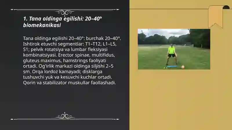 Sportchining tana holati va burchaklari 3