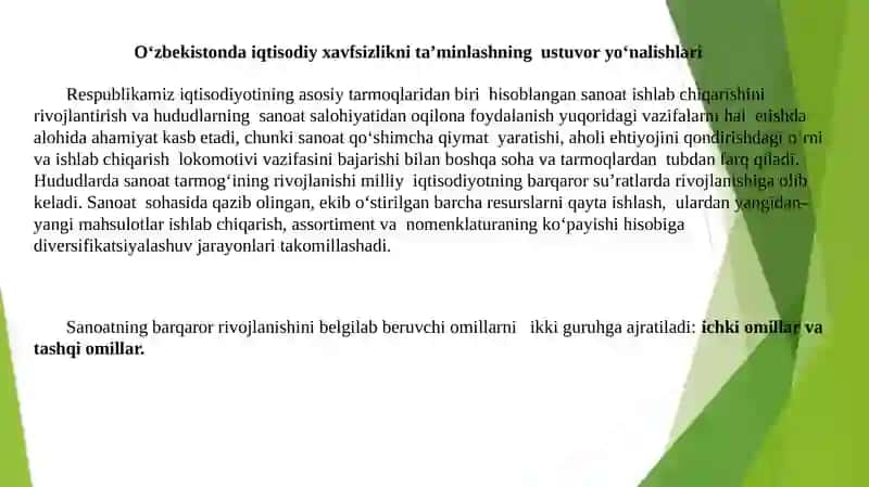IQTISODIY XAVFSIZLIK VA IQTISODIYOTNI DAVLAT TOMONIDAN TARTIBGA SOLINISHI 3