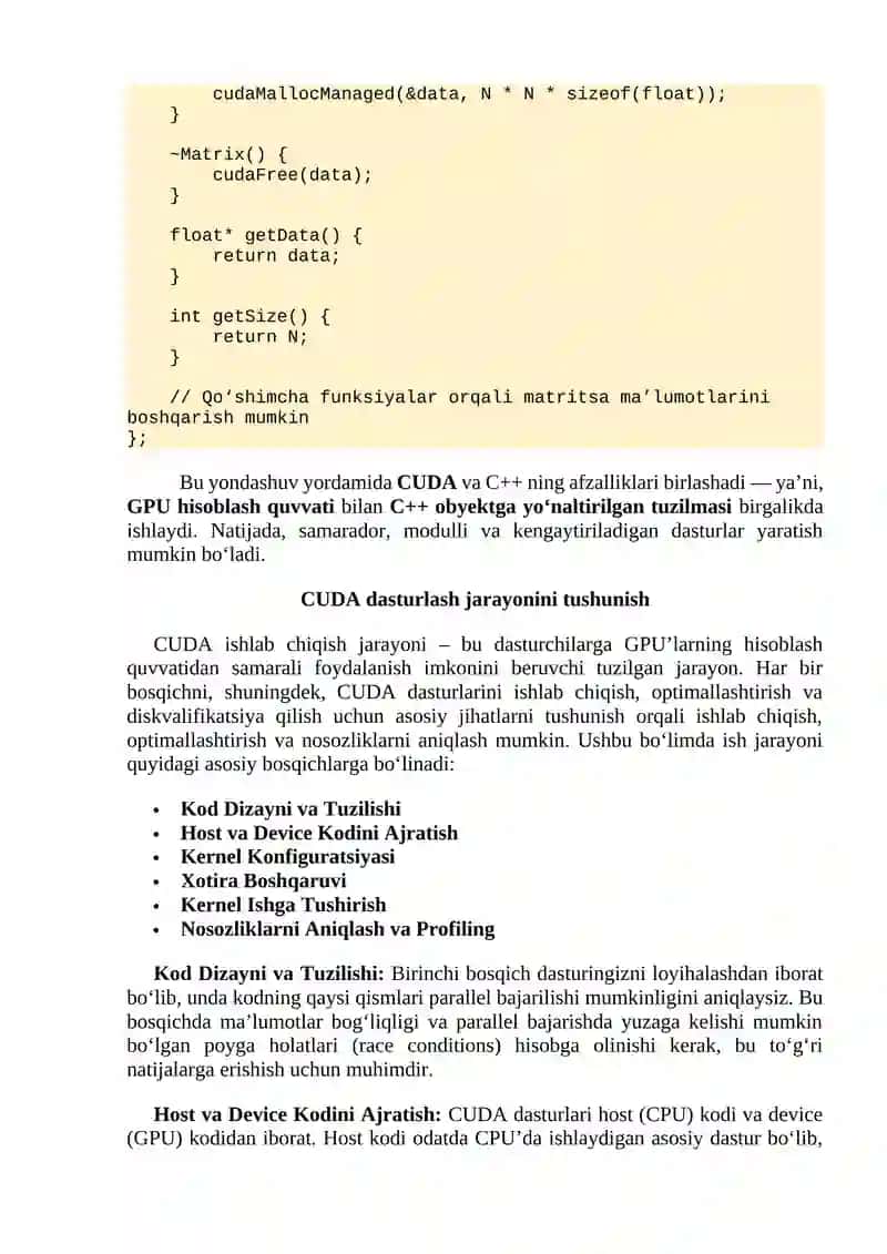 CUDA va OpenCL tillari 3