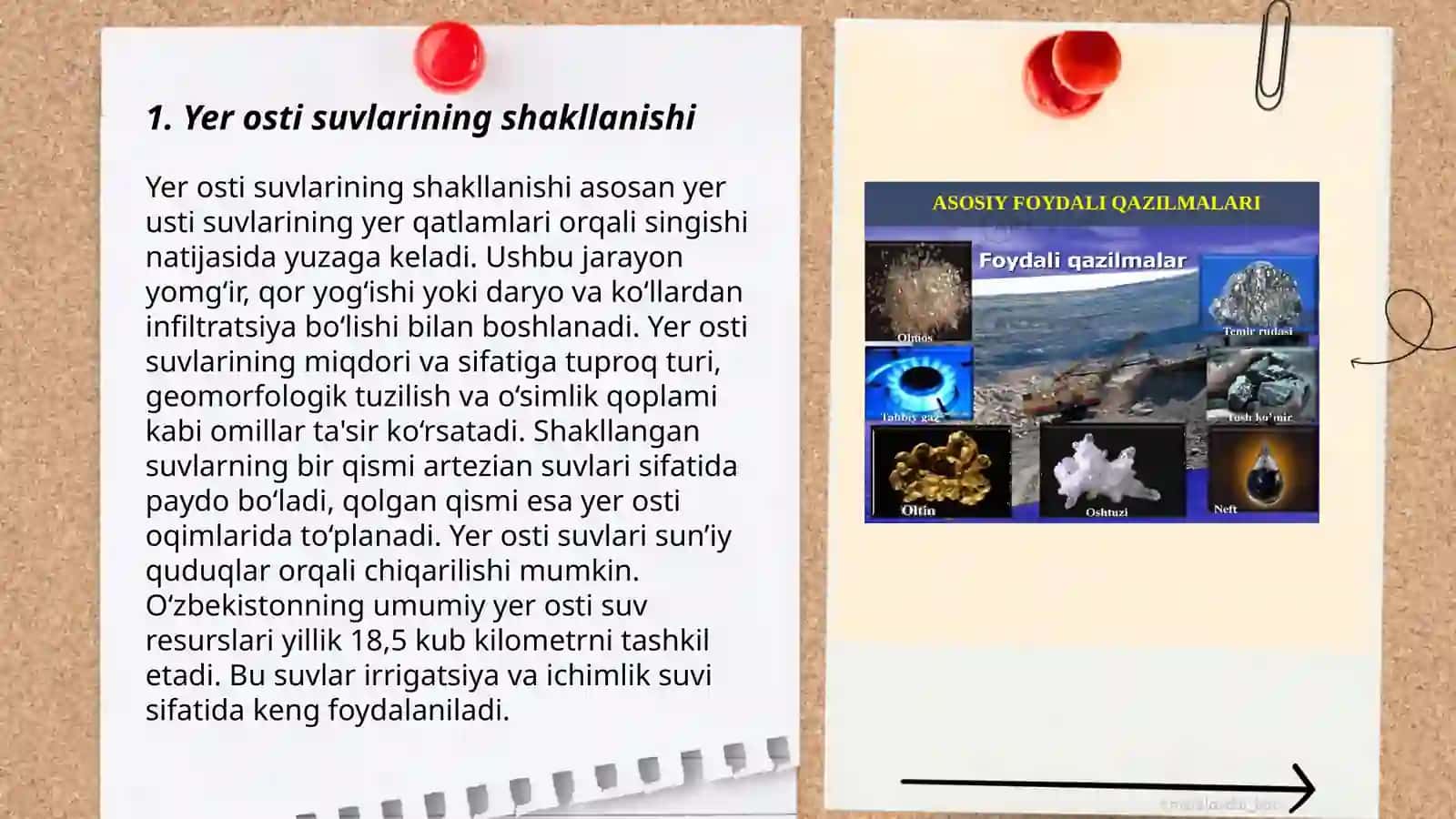 Gidrosferadagi yer osti suvlarining zaxirasi 3