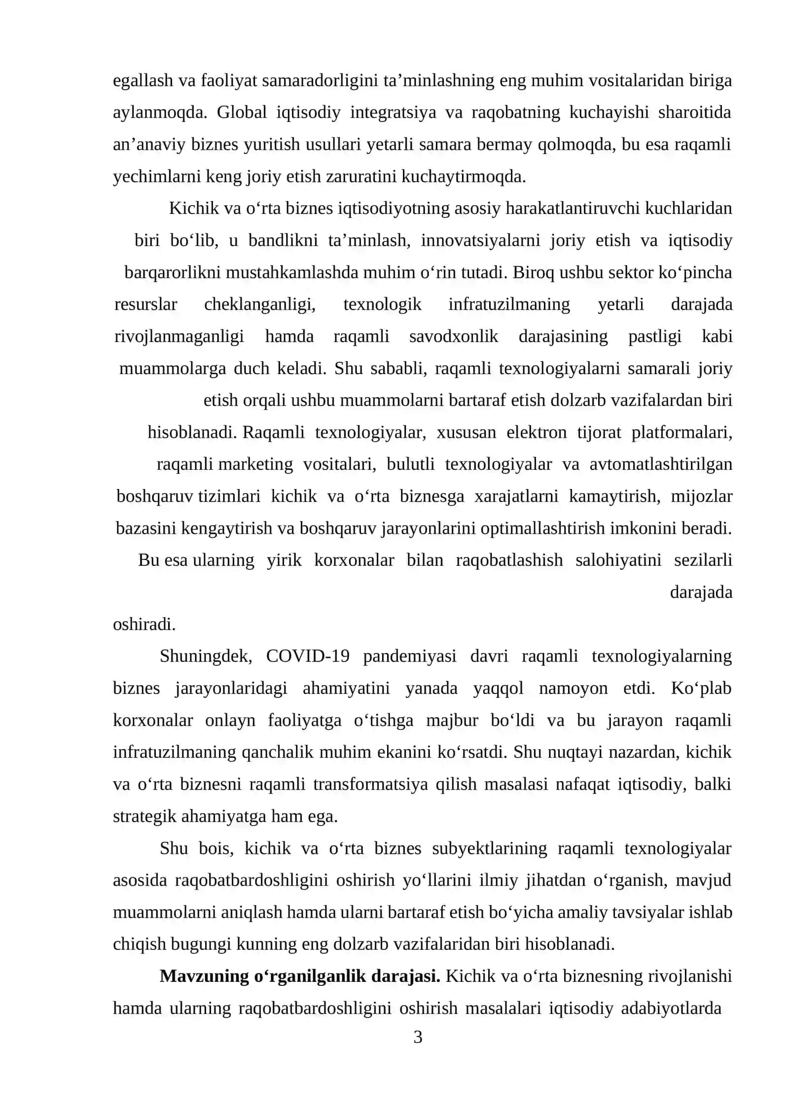 Raqamli texnologiyalar asosida kichik va o‘rta bizneslarni raqobatbardoshligini oshirish yo‘llari 3
