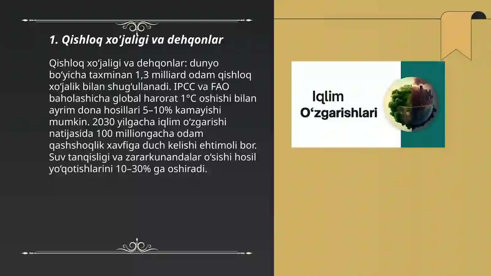 Qishloq xo'jaligi va dehqonlar 3