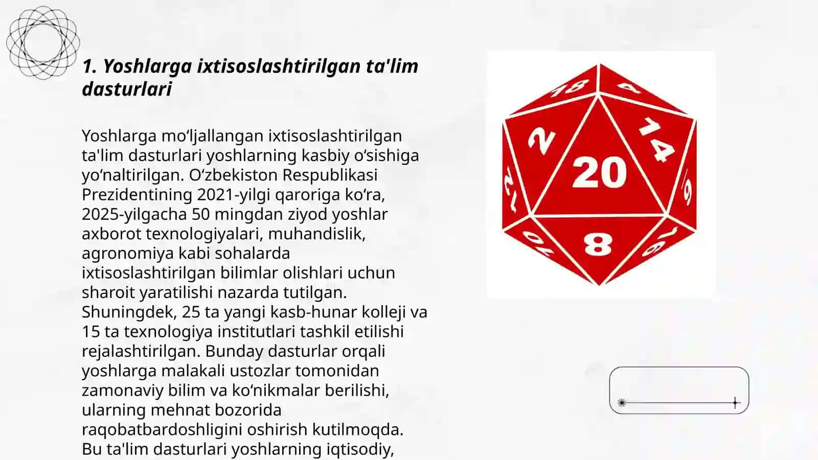 Innovatsion texnologiyalar bilan ta'minlash loyihalari 3