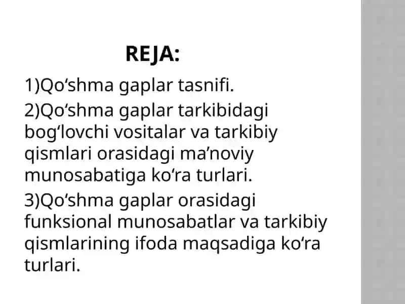 O‘zbektilshunosligida qo‘shma gaplar tarkibiy qismlari 3