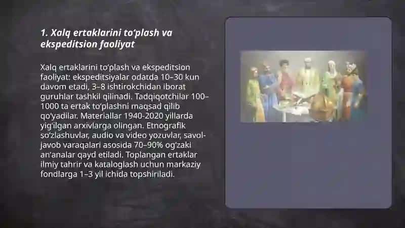 Xalq ertaklarini oʻrgangan folklordhunos olimlar faoliyati 3