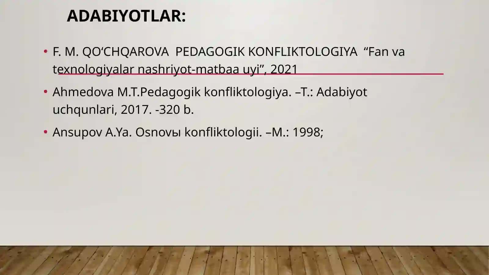 Pedagogik Konfliktologiya 3