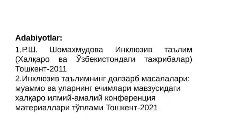 Inkluziv ta'limning huquqiy va psixologik asoslari 3