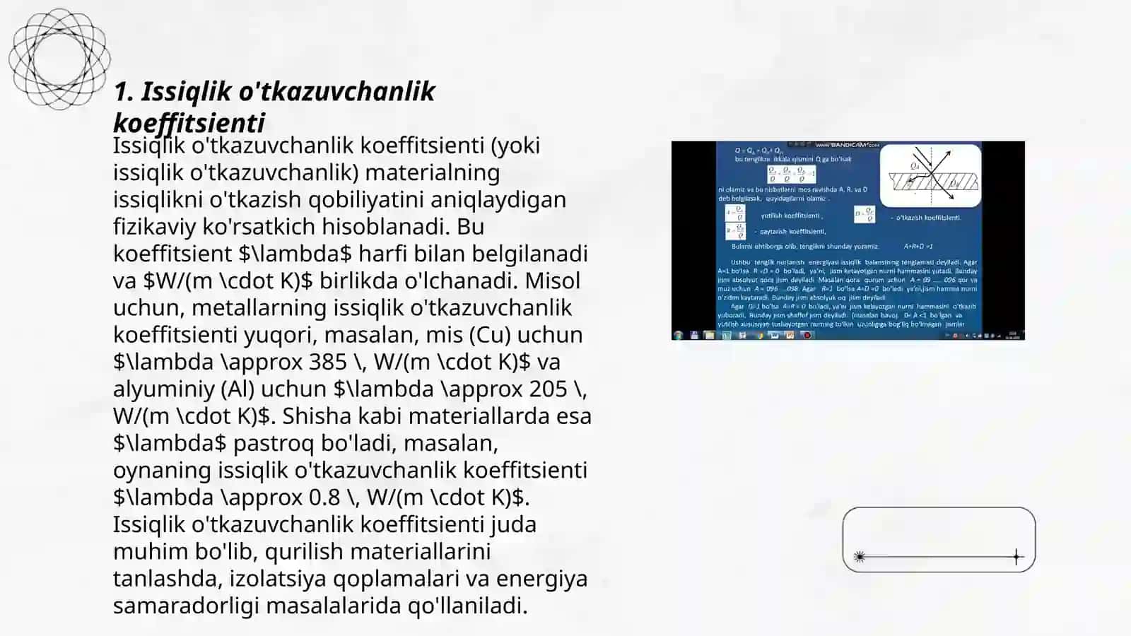Yopuvchi konstruksiyalarni (devorlarni) issiqlik muhandislik hisobi 3