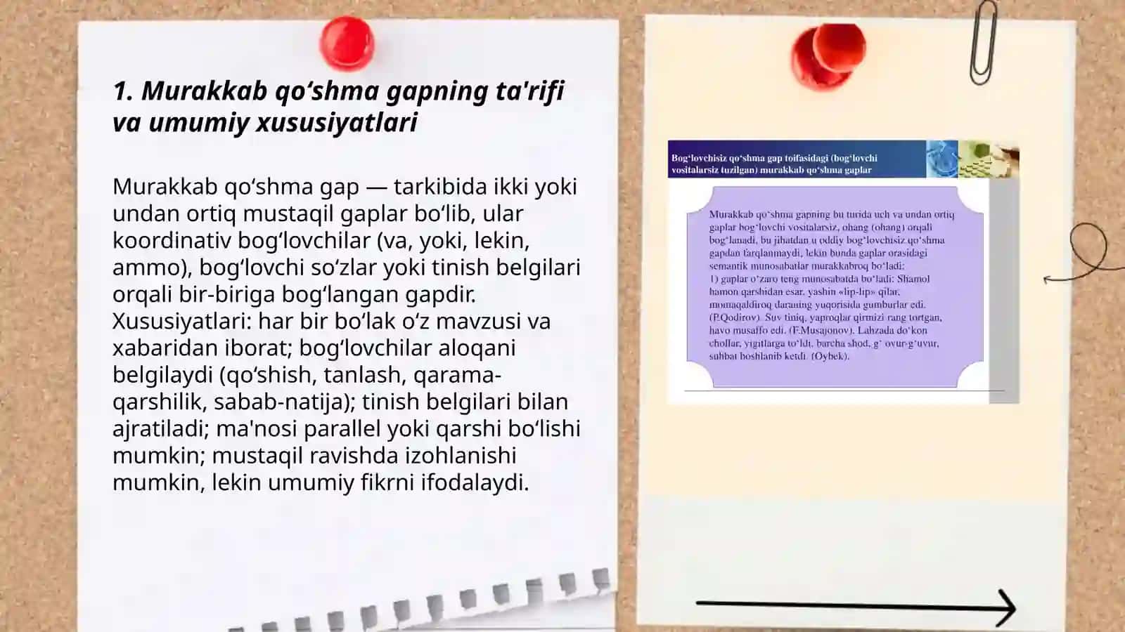 Murakkab qoʻshma gap va uning tasnifi 3