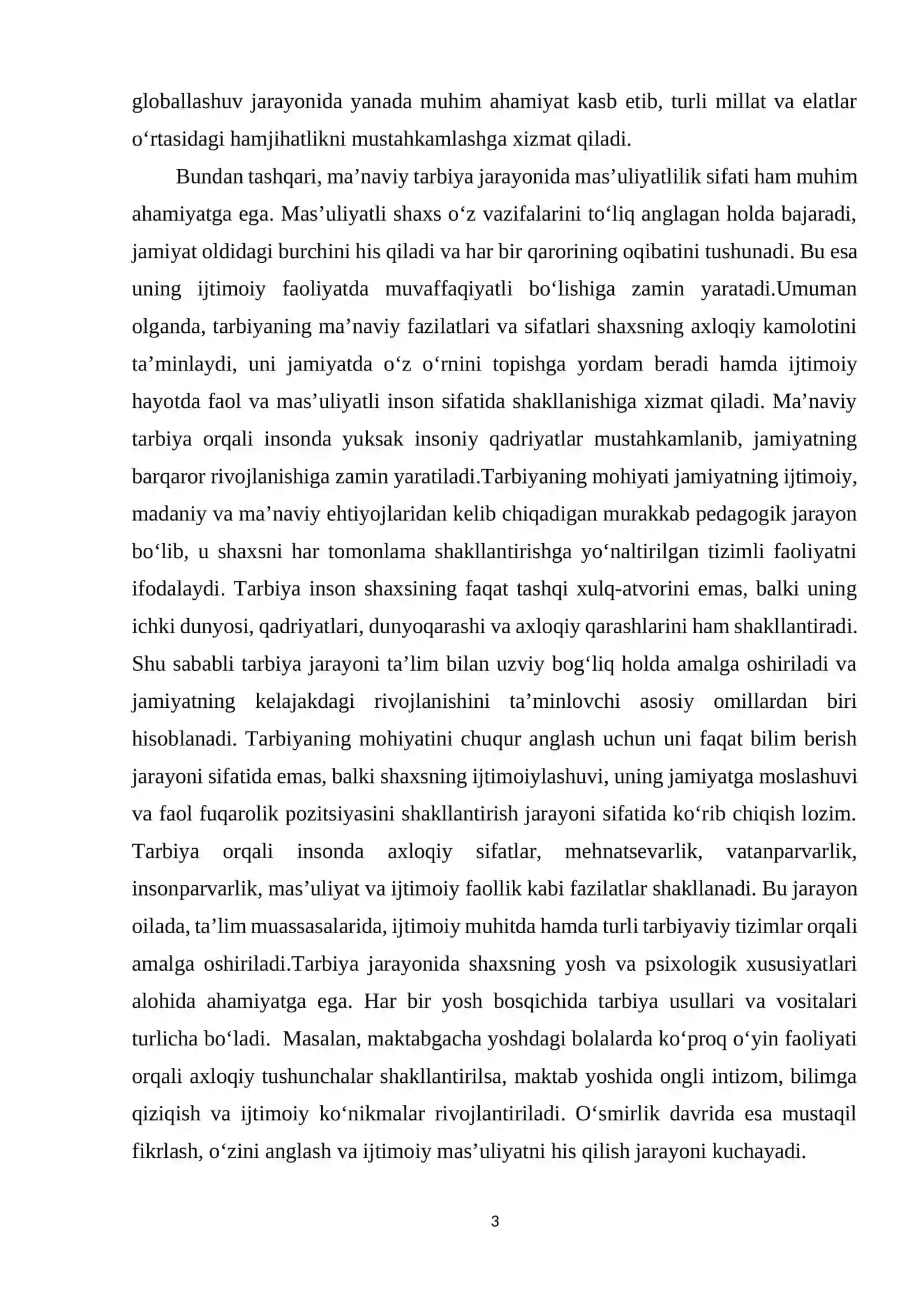 Tarbiyaning ma’naviy fazilatlari va sifatlari 3