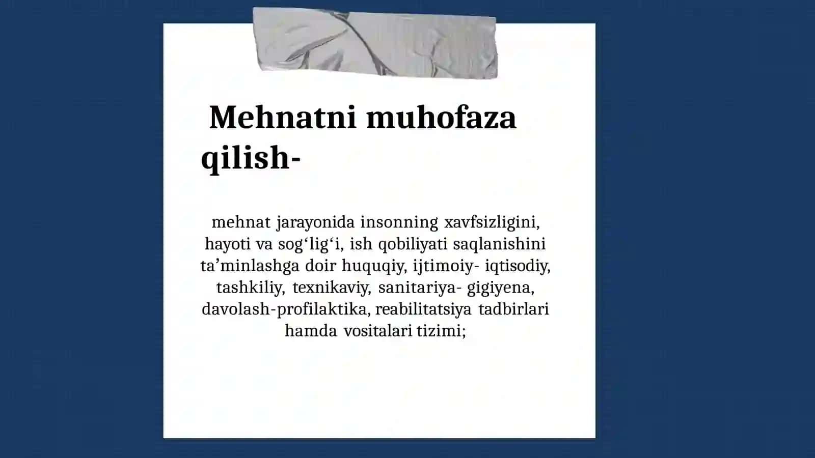 Mehnat xavfsizlik qoidalarini buzilish jinoyatlari tergov qilish 3
