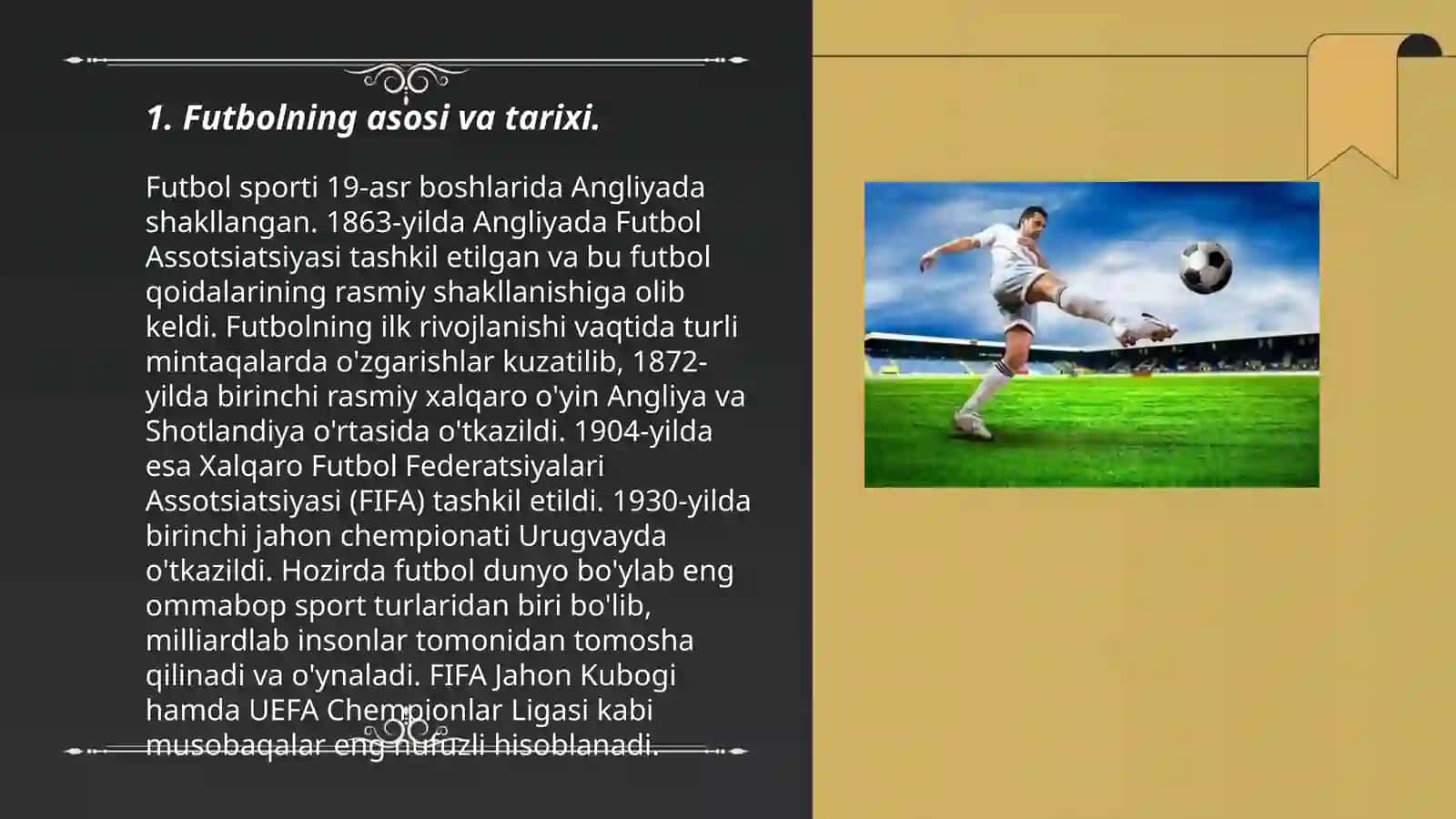 Futbol to‘pini oyoqning ichki tamoni bilan zarba berish texnikasini o‘rgatish metodikasi 3