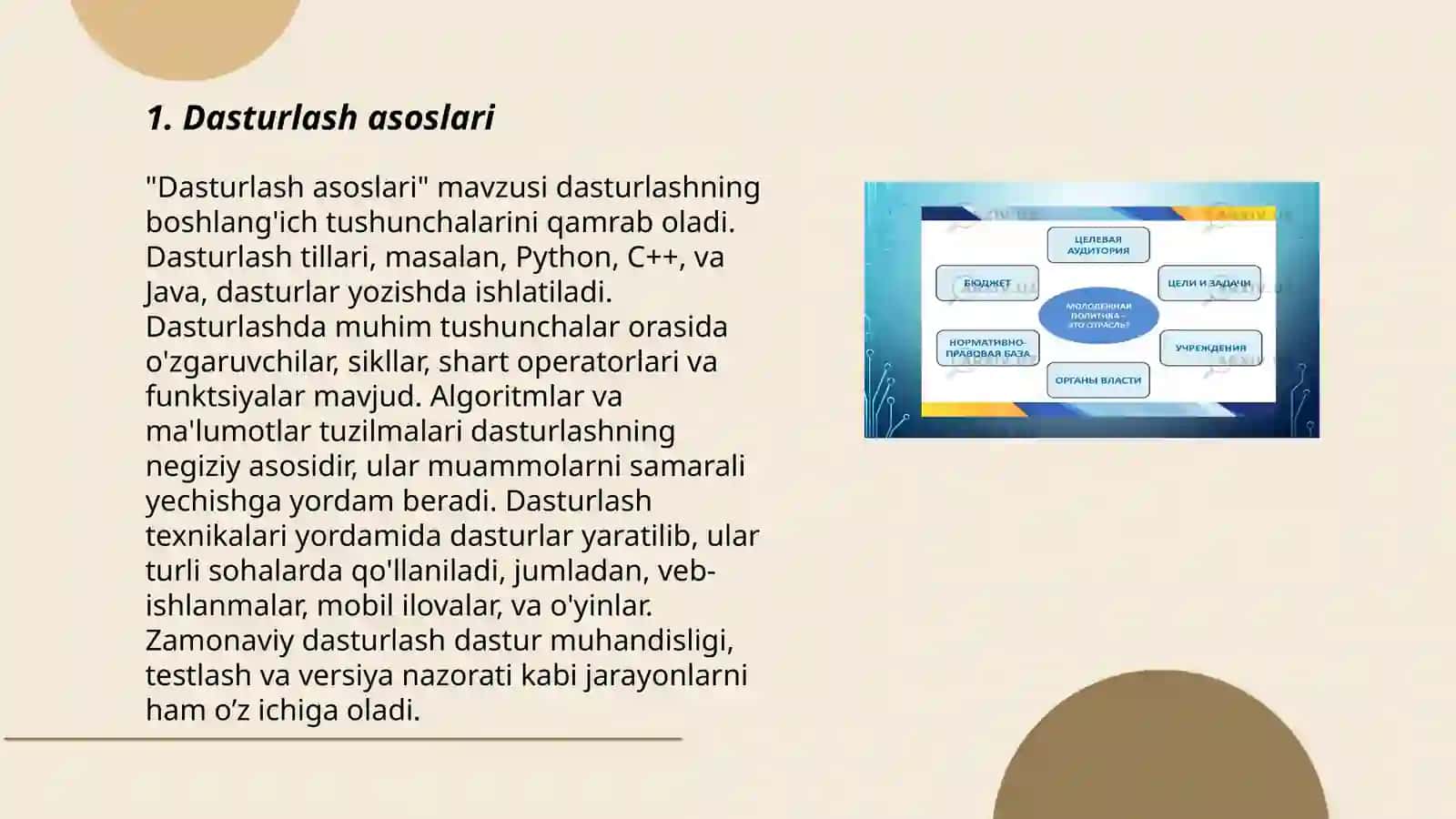 Dasturlash asoslari 3