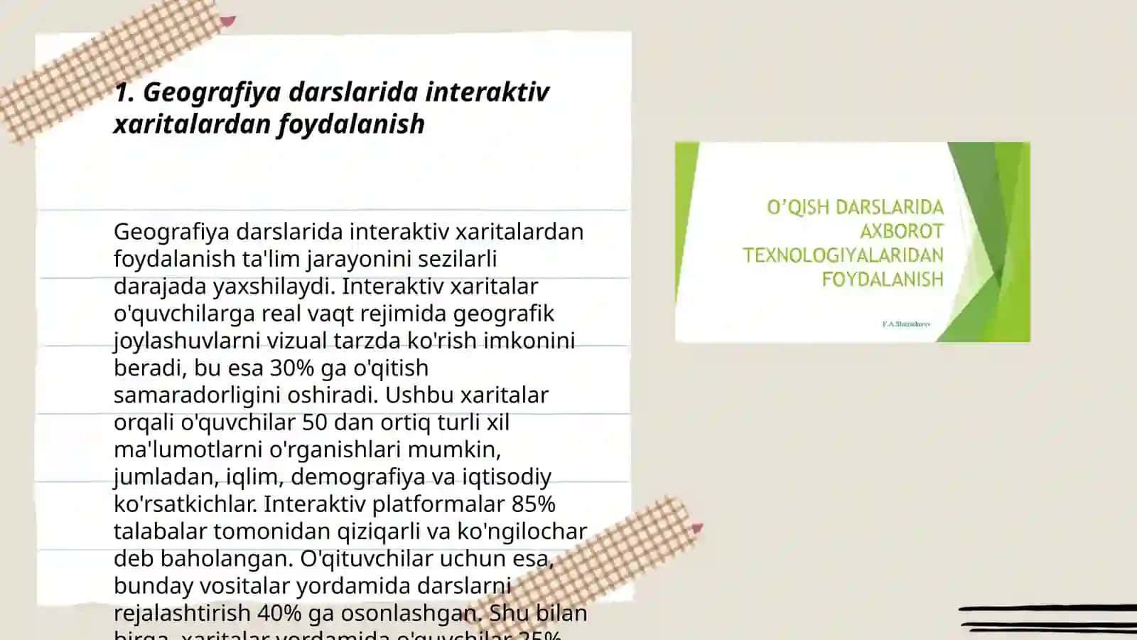 Geografiya darslarida mediyaresurislardan foydalanish 3