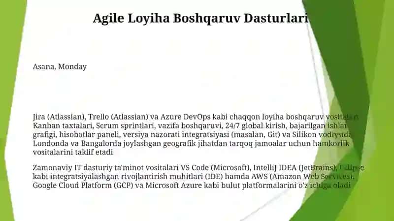 Zamonaviy axborot texnologiyalarining dasturiy vositalari 3