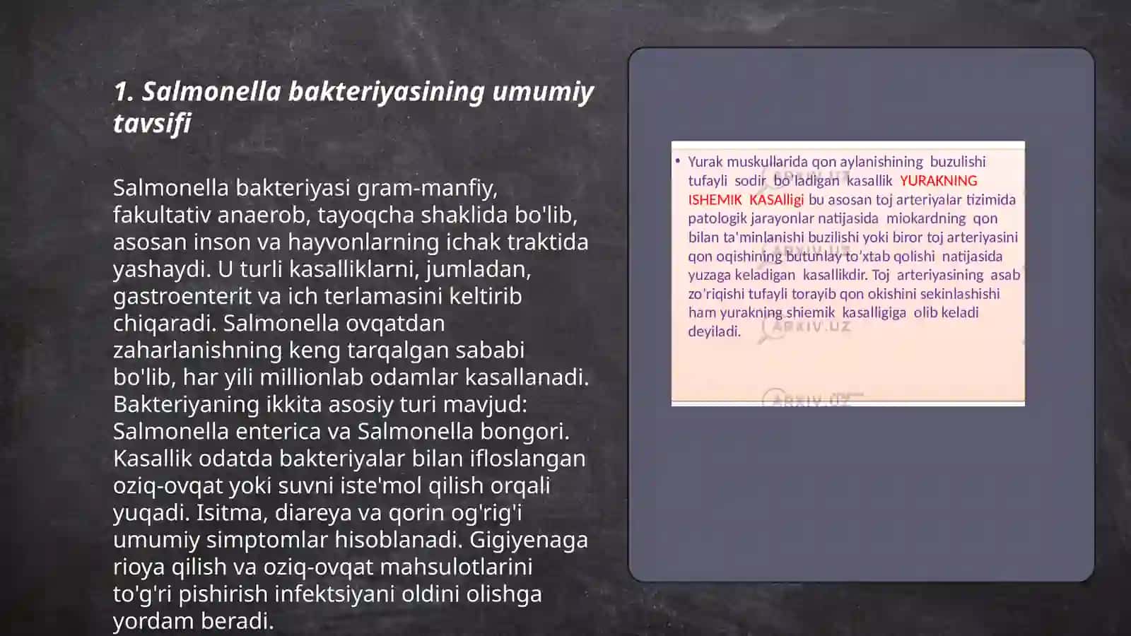 Salmonellalarga umumiy xarakteristika 3