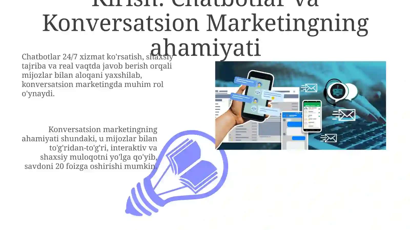 Chatbot va conversational marketing 3