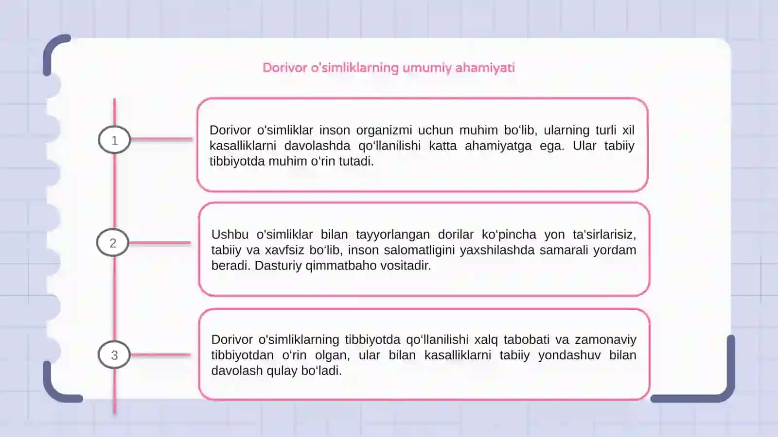 Dorivor o'simliklarning ahamiyati va tibbiyotda qo'llanilishi 3