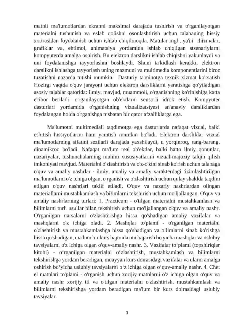 Qobiq dasturlarda elektron qoʻllanma yaratish 3