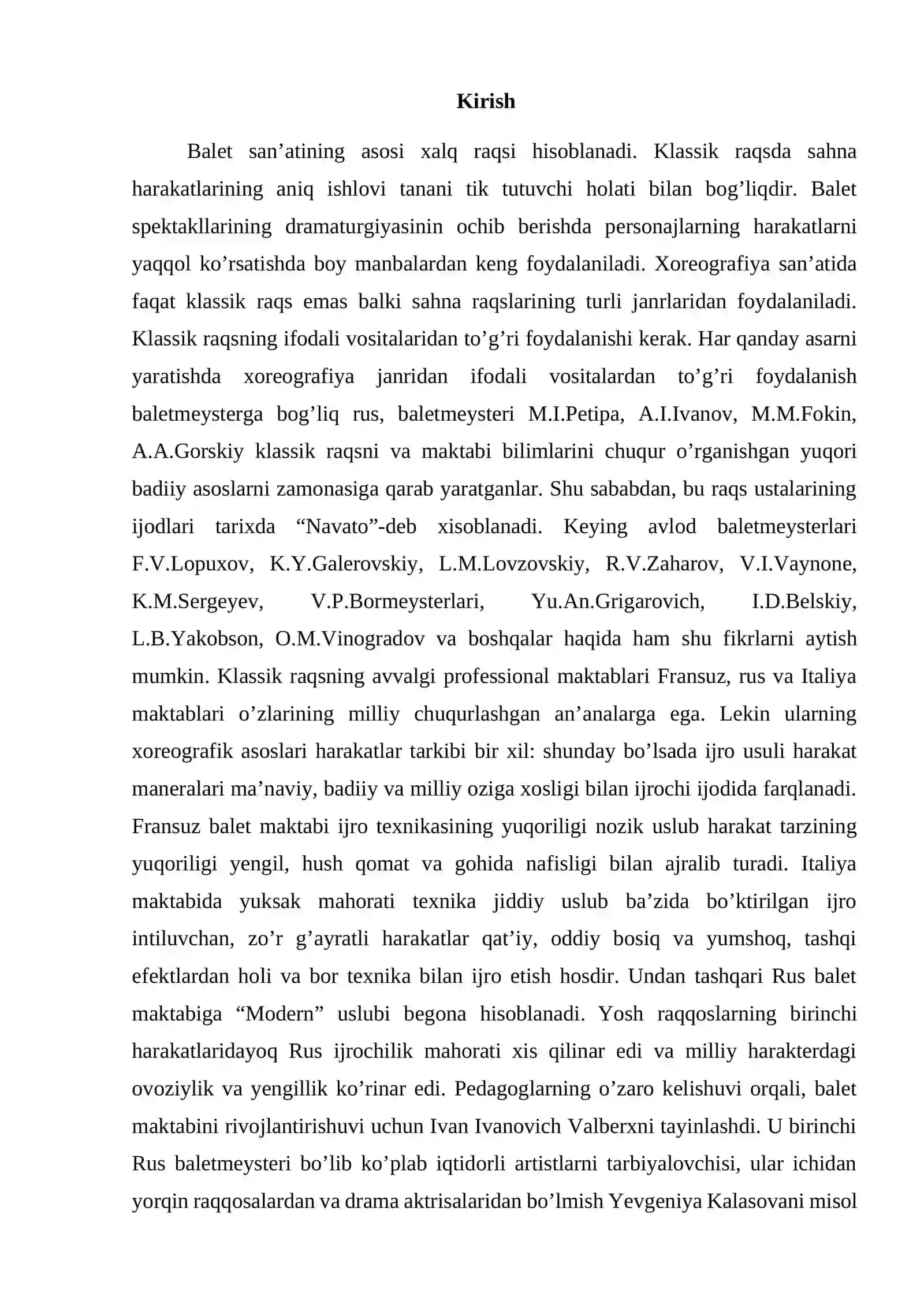 Balet haqida tushuncha 3
