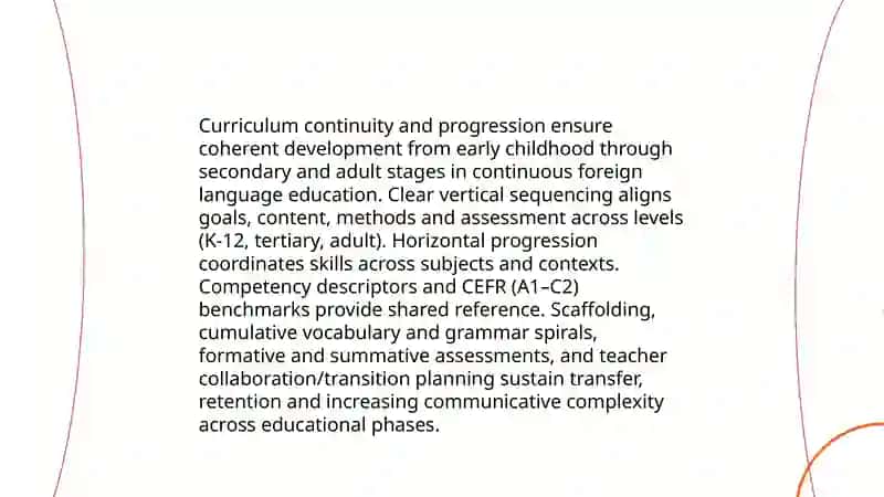 Specific features of foreign language teaching in the system of continuous education. 3
