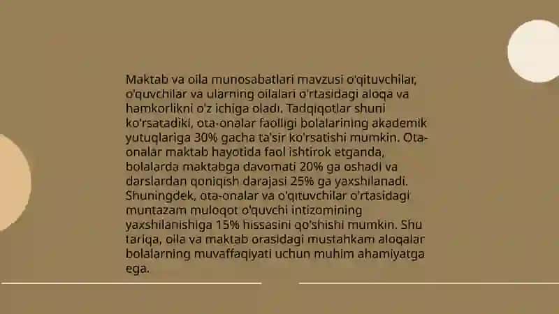 Maktab va oila integratsiyasi 3