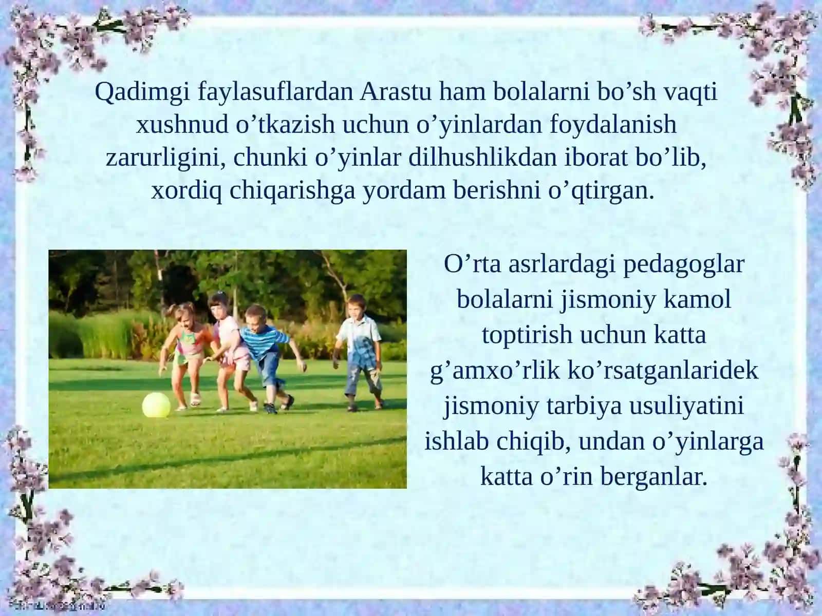Harakatli o‘yinlarni tashkil qilish va o‘tkazish 3