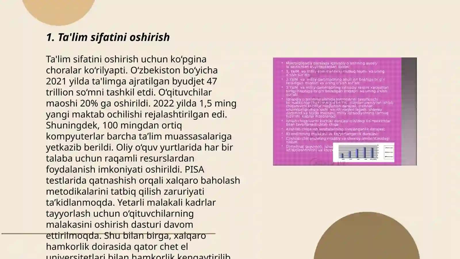 Oliy taʼlim tizimini rivojlantirish omillari 3