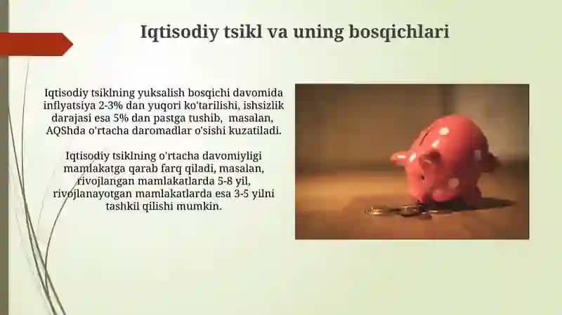 Iqtisodiy tsikl va uning bosqichlari 3