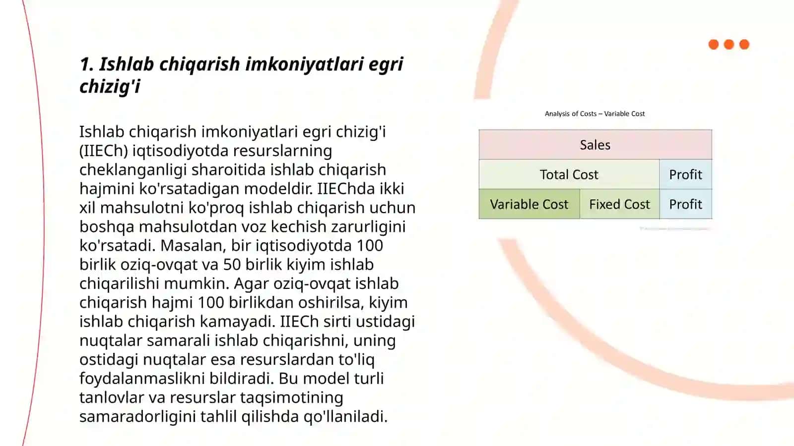 Boy berilgan imkoniyatlar harajatlari 3