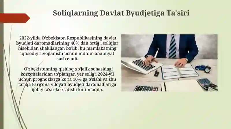 Soliq-budjet siyosati va soliqlarning ahamiyati 3